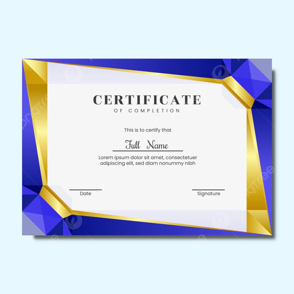 print business name certificate - Business Certificate Ready To Print Vector Template Download on