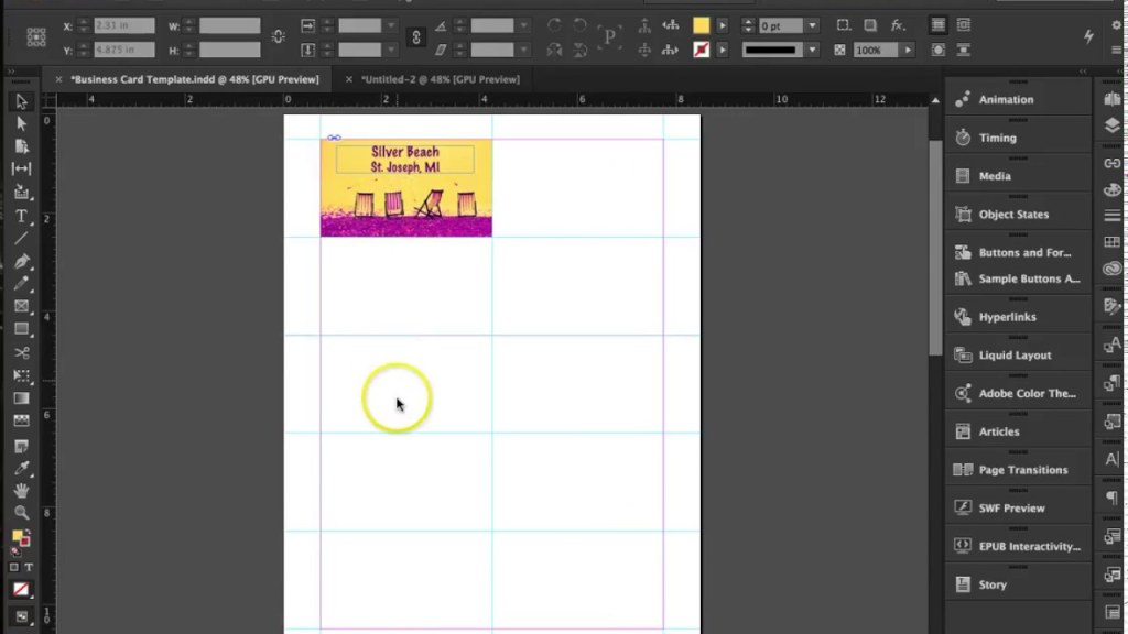 printing multiple business cards indesign - How to Create Business Cards in InDesign CC