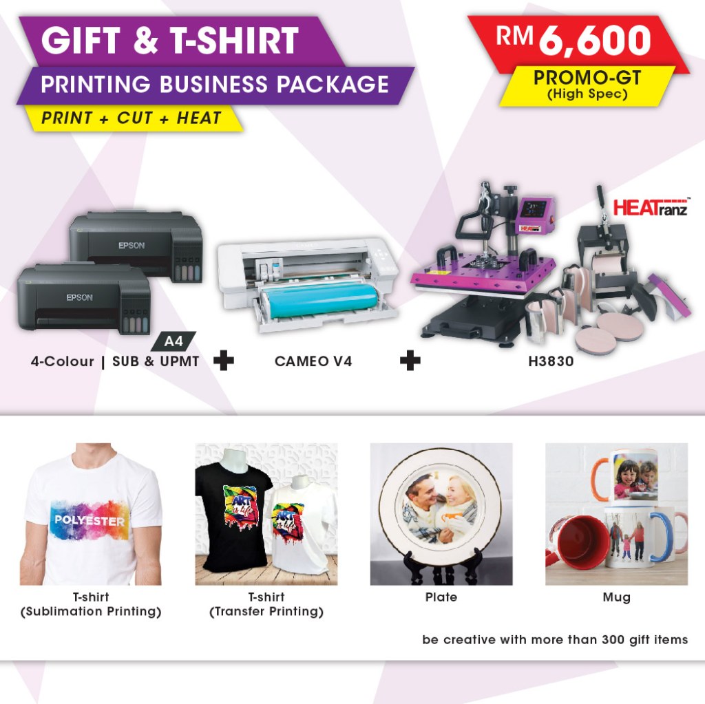 diy printing business package - Profitable DIY & Handmade Gift and T-Shirt Business Ideas  Malaysia
