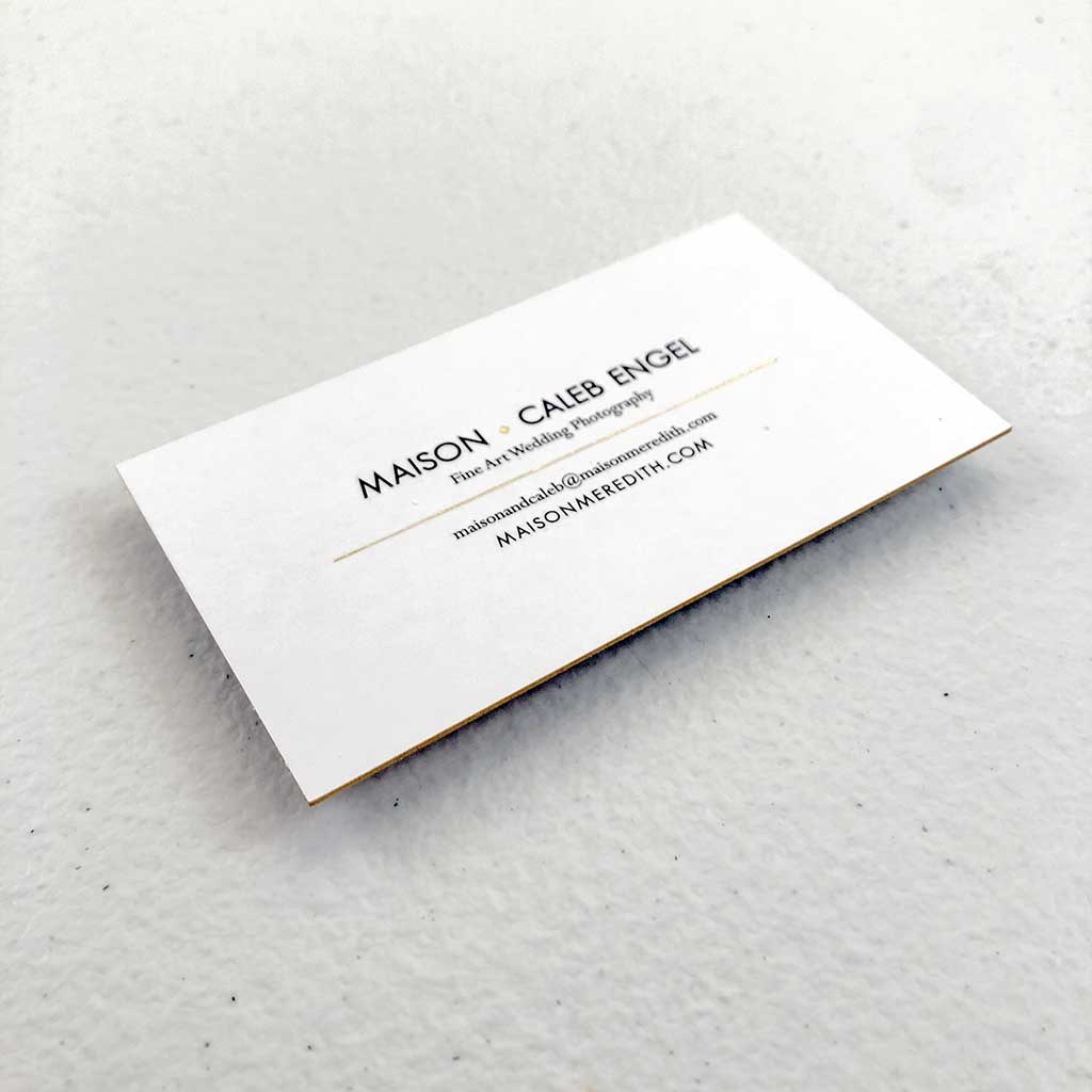 printing 32pt business cards - pt Uncoated Painted EDGE Business Cards - Printfever