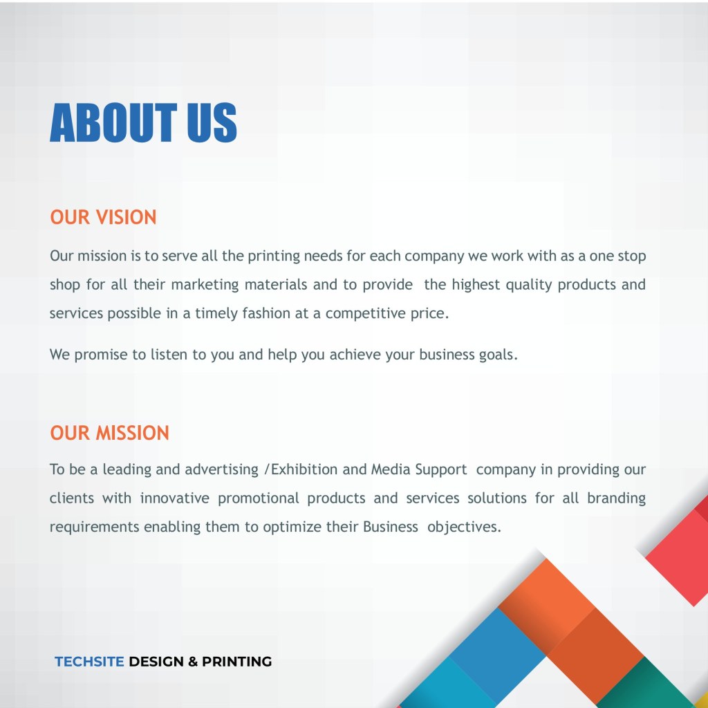 printing business mission vision - Techsite Profile  Pages -0 - Flip PDF Download  FlipHTML