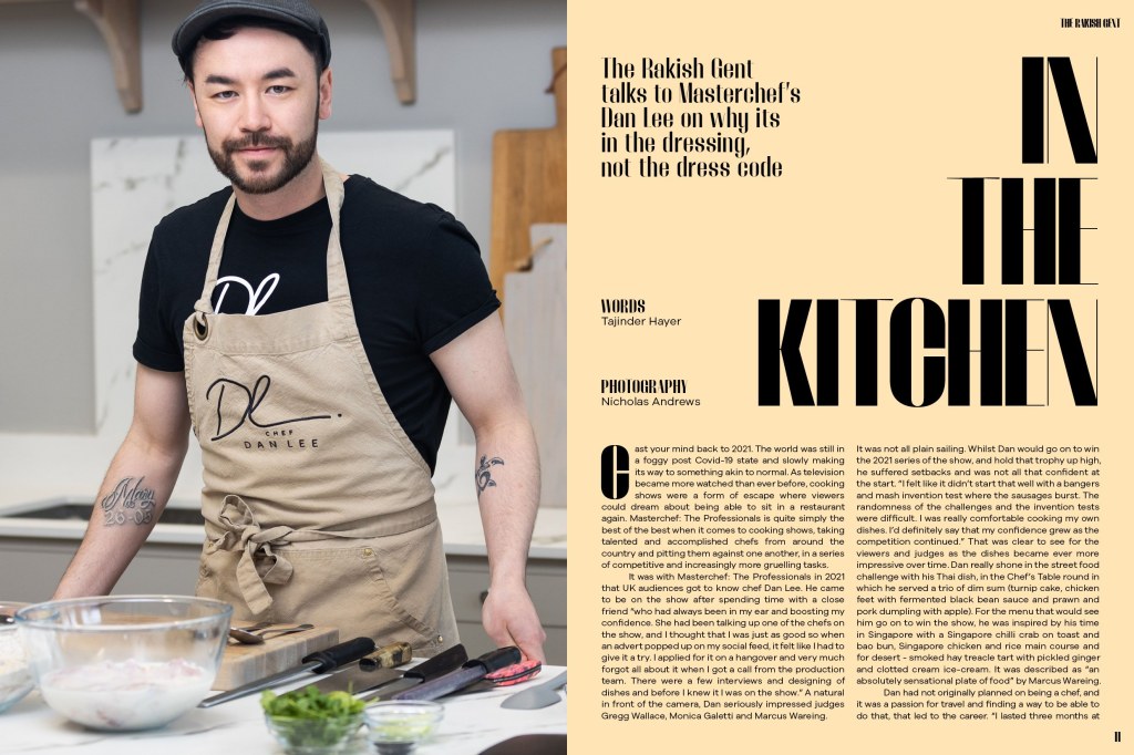 printed business directory dan word - THE RAKISH GENT PRINT ISSUE  -In the Kitchen with Masterchef the